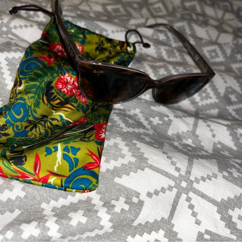 Maui Jim sunglasses - brown and turquoise fade